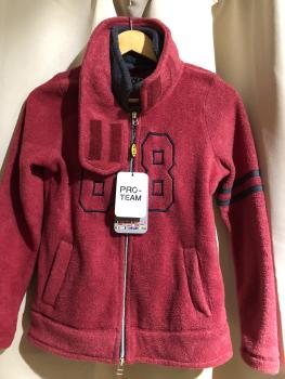 HKM Fleecejacke Boston dunkelrot Gr. 140, 152, 164